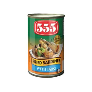 555 Fried Sardines w/ Tausi 155g